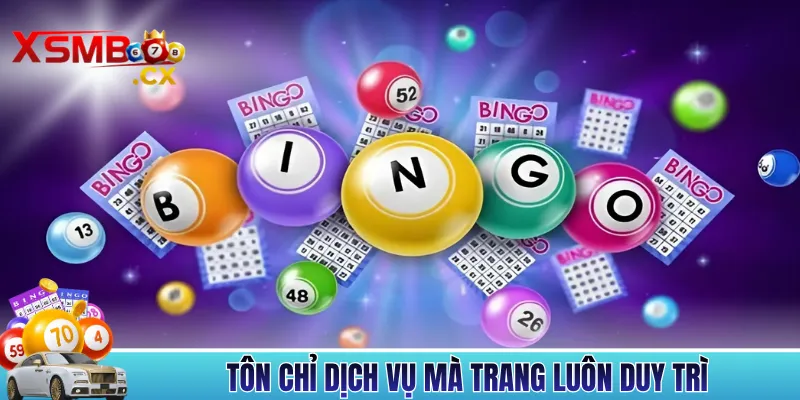 Tôn chỉ dịch vụ mà trang luôn duy trì
