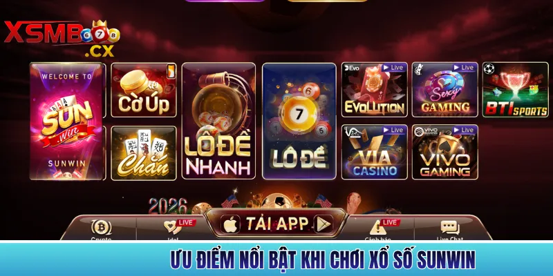 Ưu Điểm Nổi Bật Khi Chơi Xổ Số Sunwin
